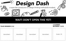 Design Dash exercise page one